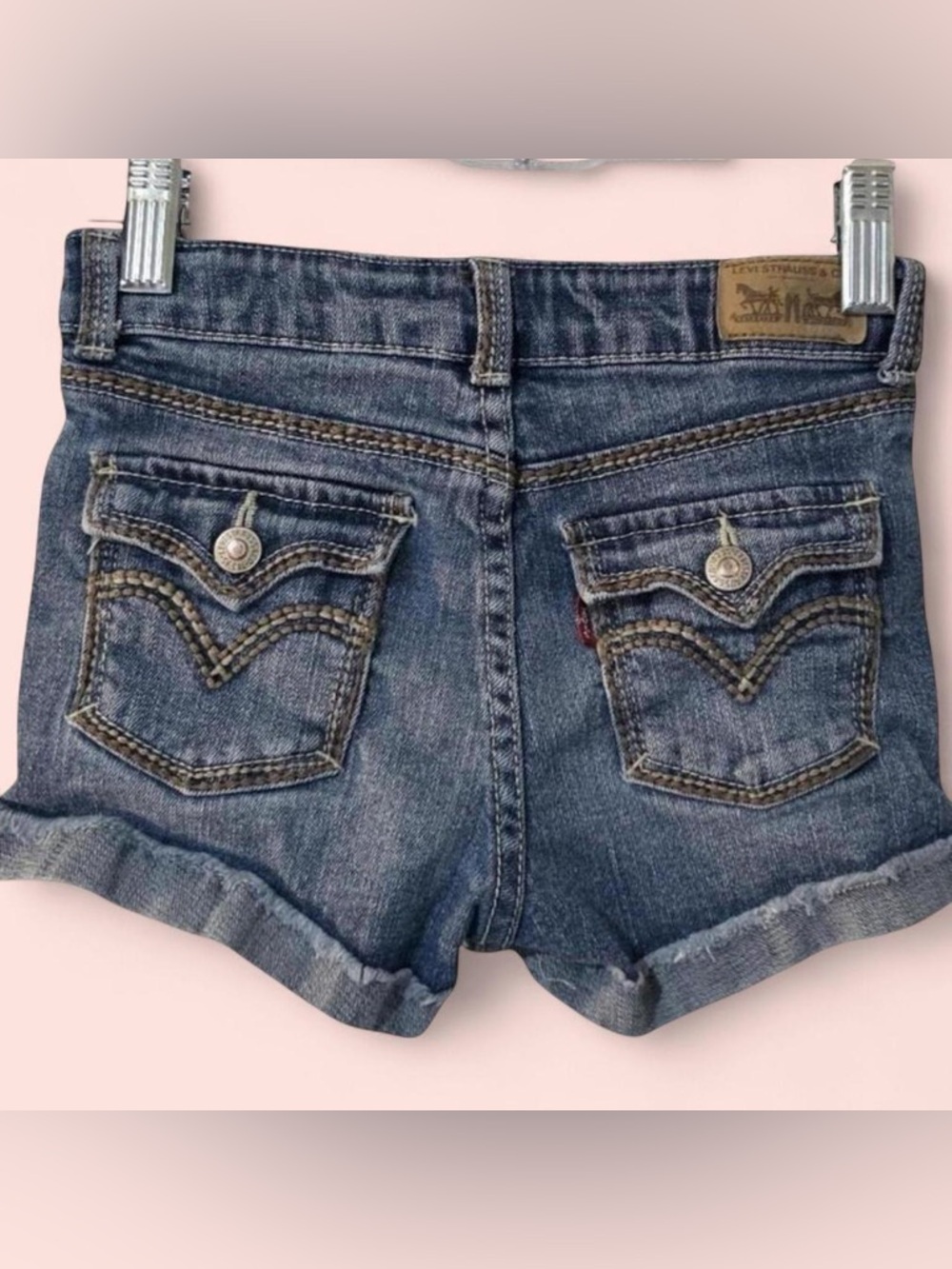 Girl's Levi's Shorty Short Denim Shorts 6x Reg